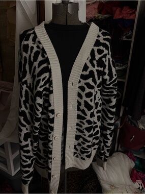 Jordan Elephant Print Cardigan